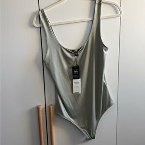 Express Olive Green Bodysuit